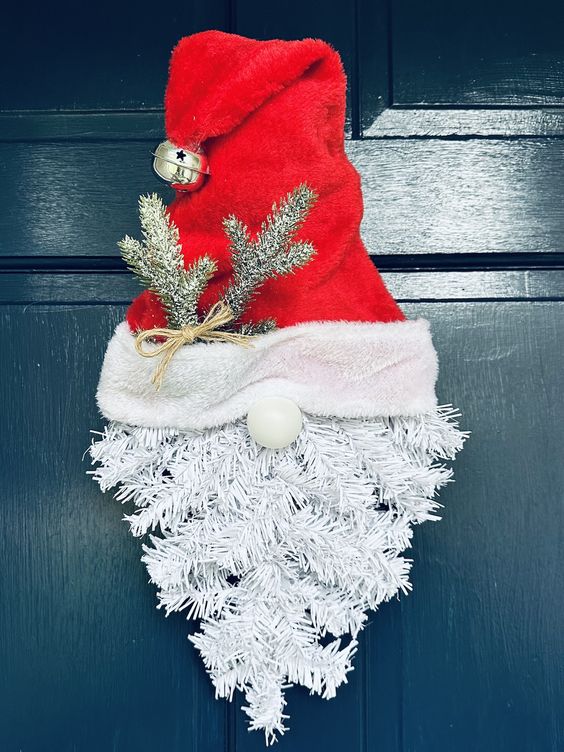 Santa Gnome Wreath