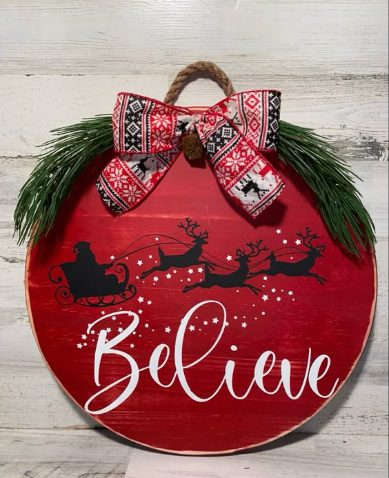 Believe Door Hanger