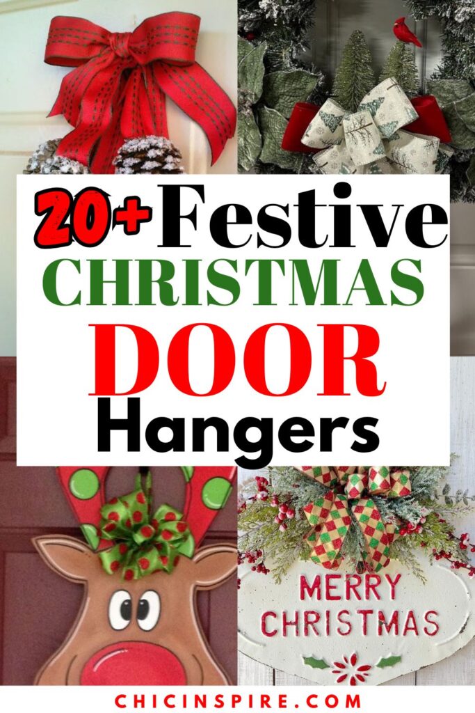 20 Festive Christmas Door Hangers