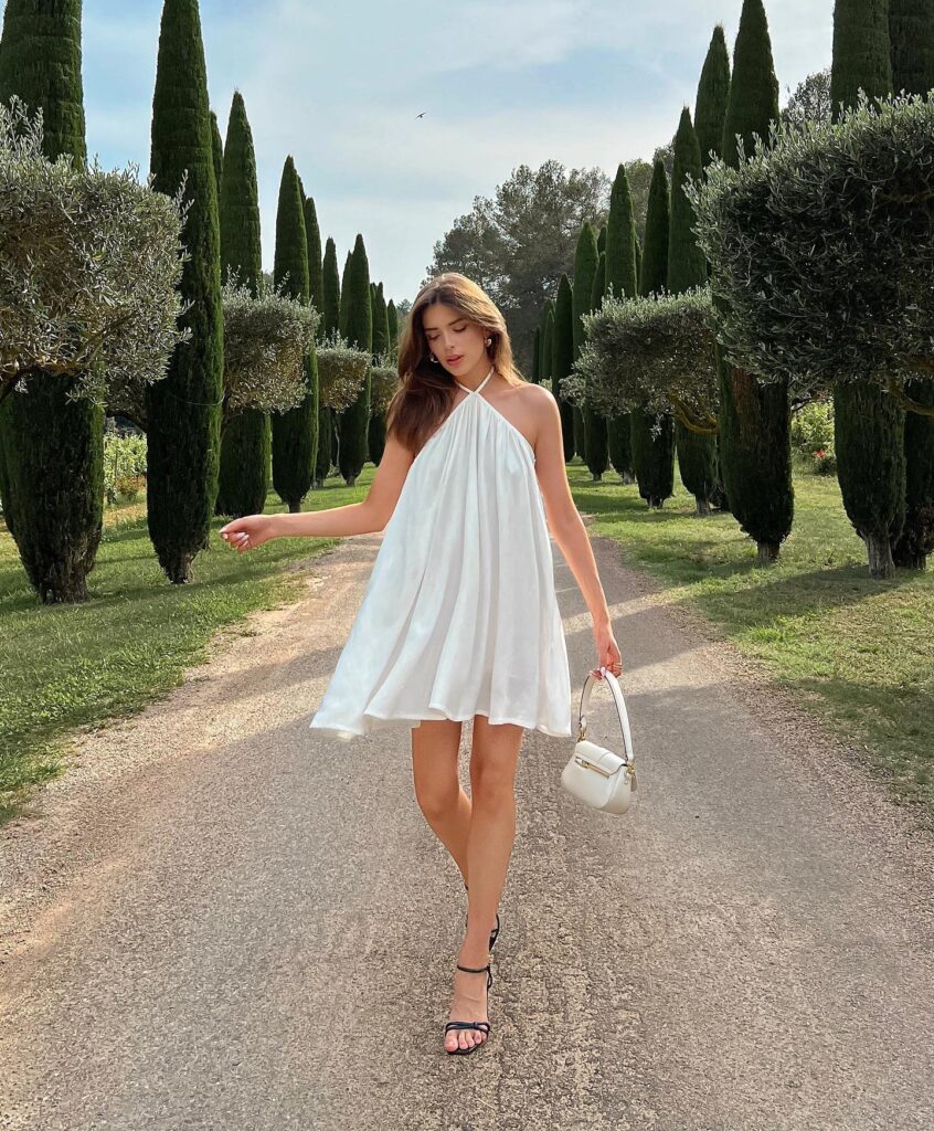 pretty white dress