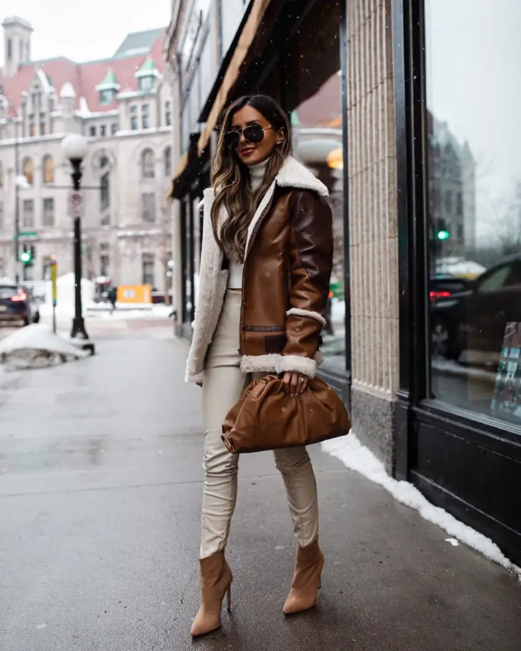 winter jacket outfit ideas