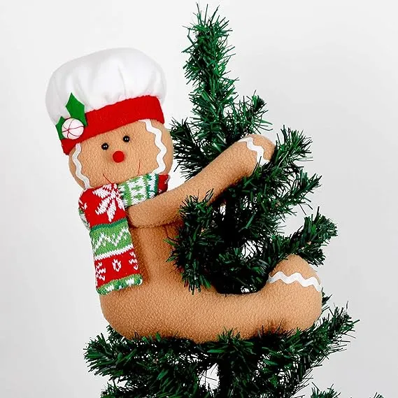 Gingerbread Man Christmas Tree Topper Decorations
