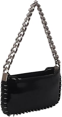 Small Shoulder Purse with Big Chain