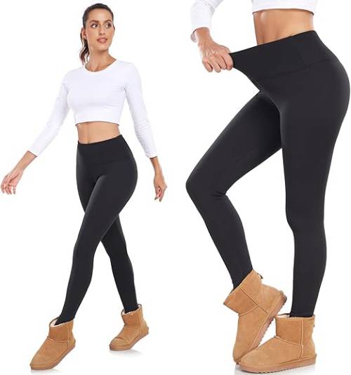 Thick Fleece Lined Leggings for Women