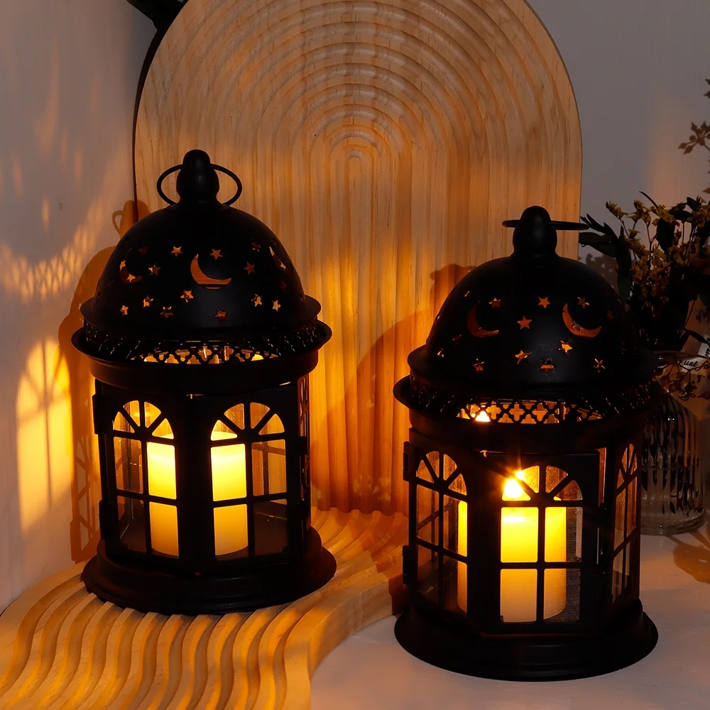 Vintage Metal Candle Lantern