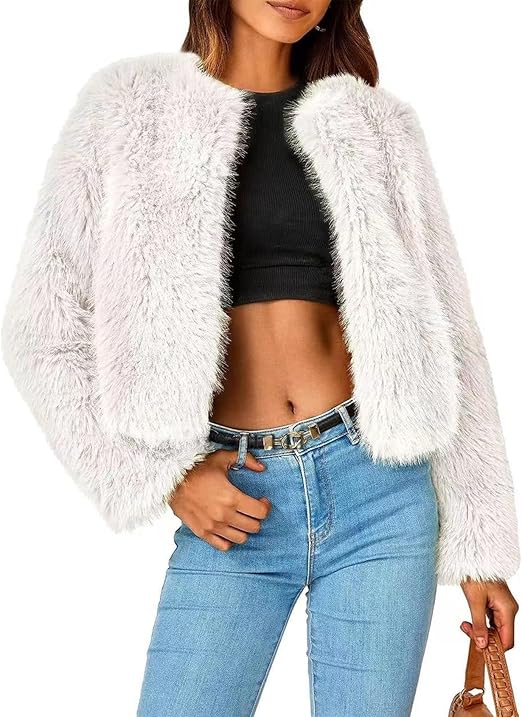 Winter Shaggy Fluffy Short Fur Coat