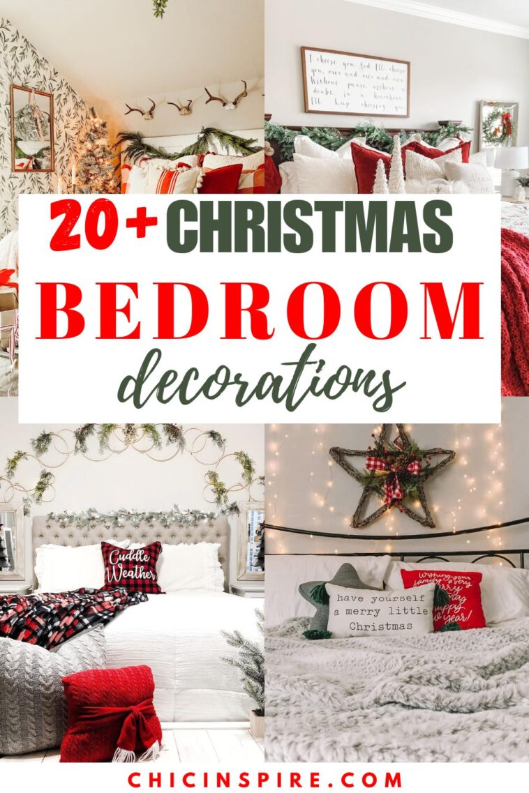20+ Cozy Christmas Bedroom Decor Ideas - Chicinspire