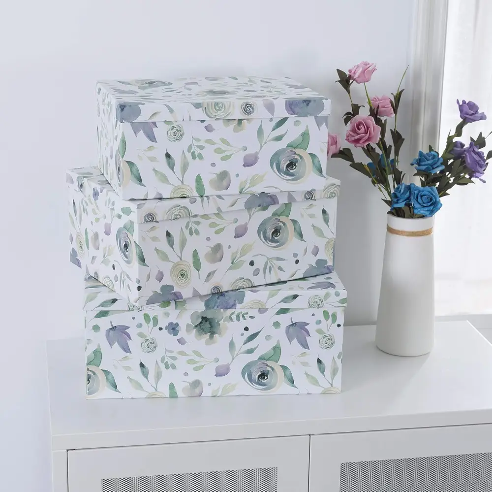 Soul & Lane Decorative Cardboard Storage Boxes