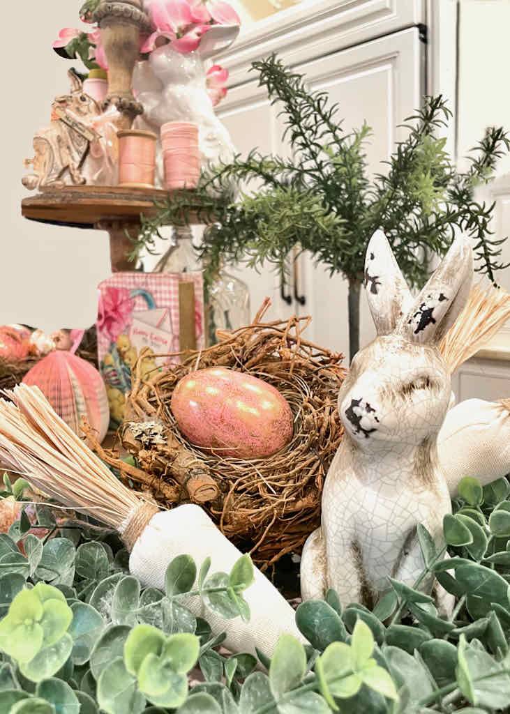 Bunny ornaments and decor