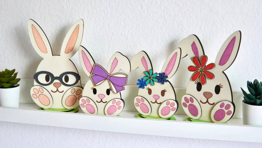 Bunny Family Decor