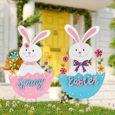 Spring Yard Signs Decorations Outdoor