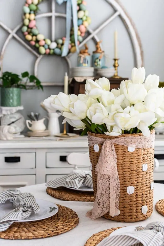 Flowers pot decoration