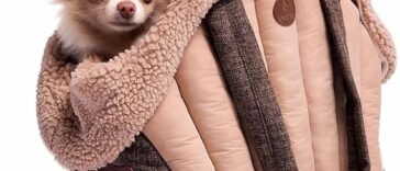 Cozy, Stylish - Dog Carrier Bag for Small Dogs