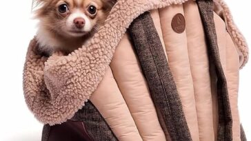Cozy, Stylish - Dog Carrier Bag for Small Dogs