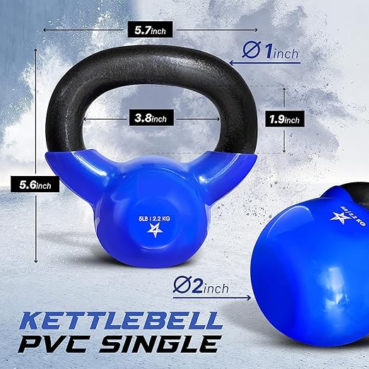 5-100 LB Kettlebells