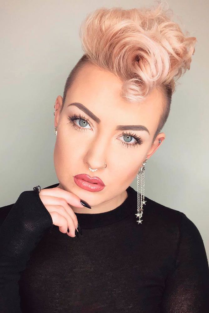 Faux Hawk with Shaved Sides