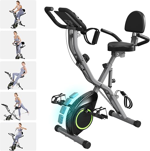 Foldable Exercise Bike Stationary Bikes for Home
