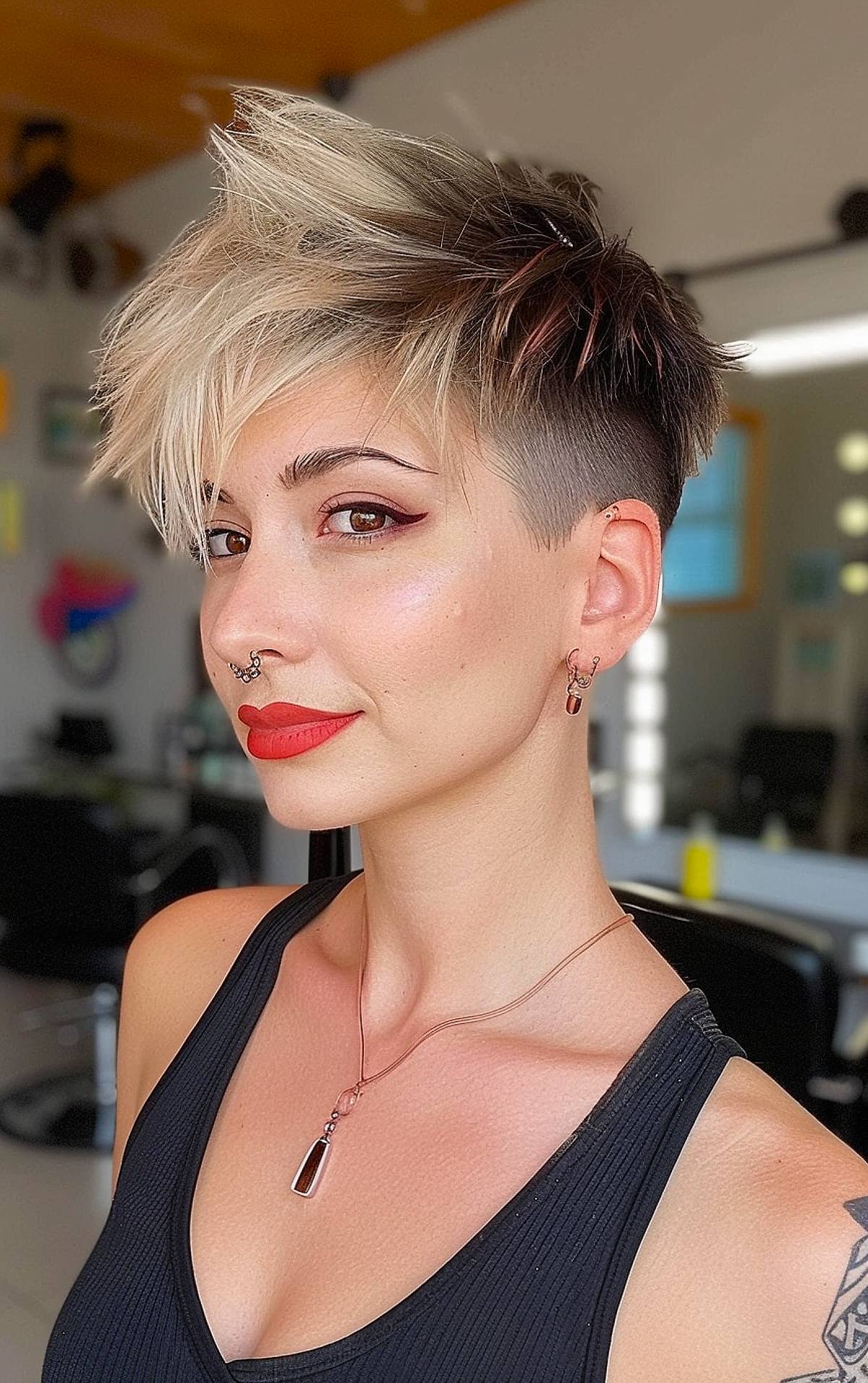 Pixie with Side Shave for Women