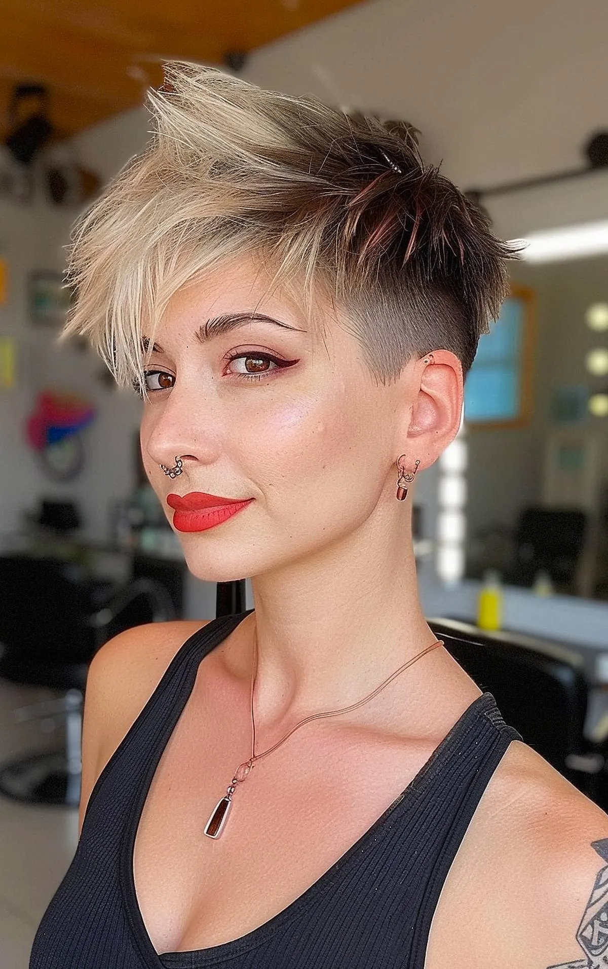 Pixie with Side Shave for Women