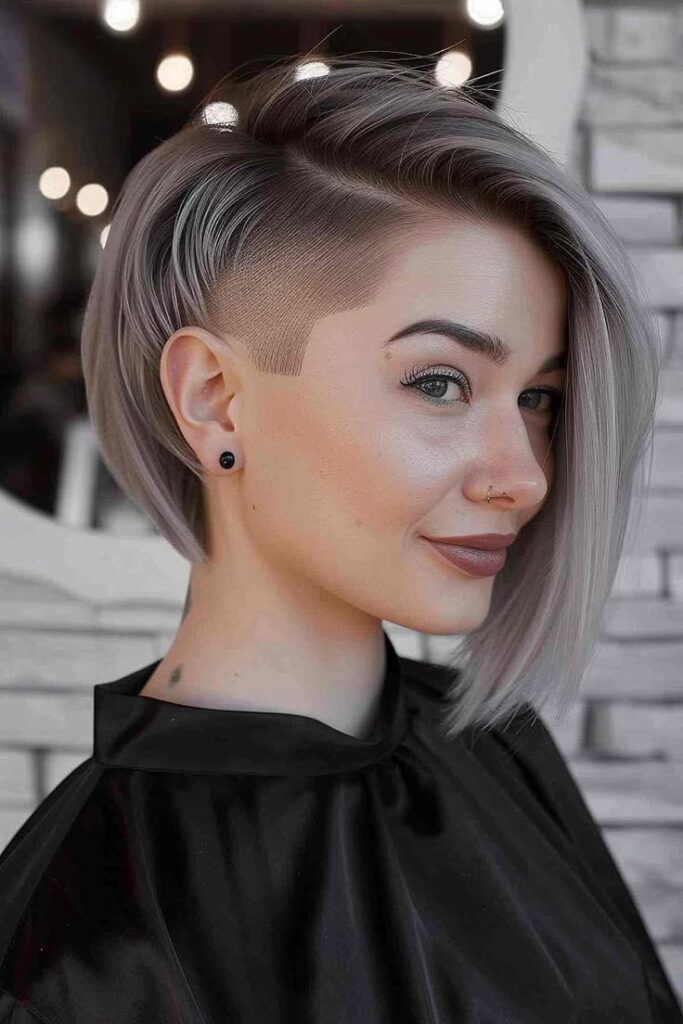 Shaved Bob Undercut
