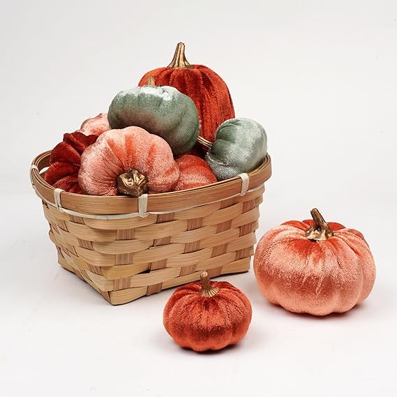 Artificial Fall Pumpkins, Harvest Festival Thanksgiving Halloween Decor