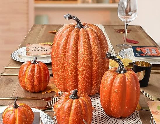 Artificial Pumpkin Home Decoration Sets