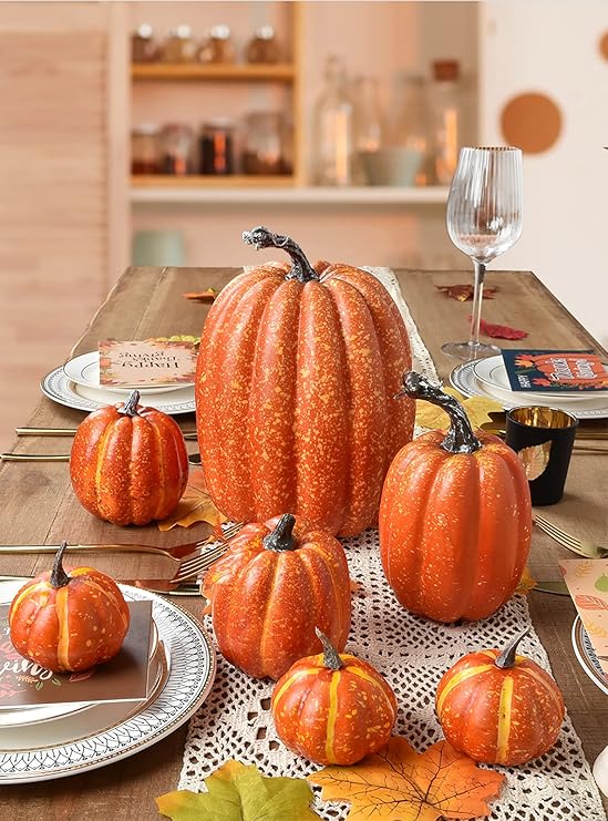 Artificial Pumpkin Home Decoration Sets
