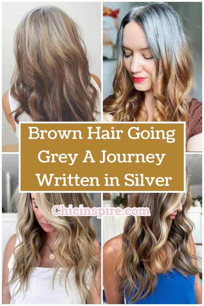 Brown Hair Going Grey A Journey Written in Silver