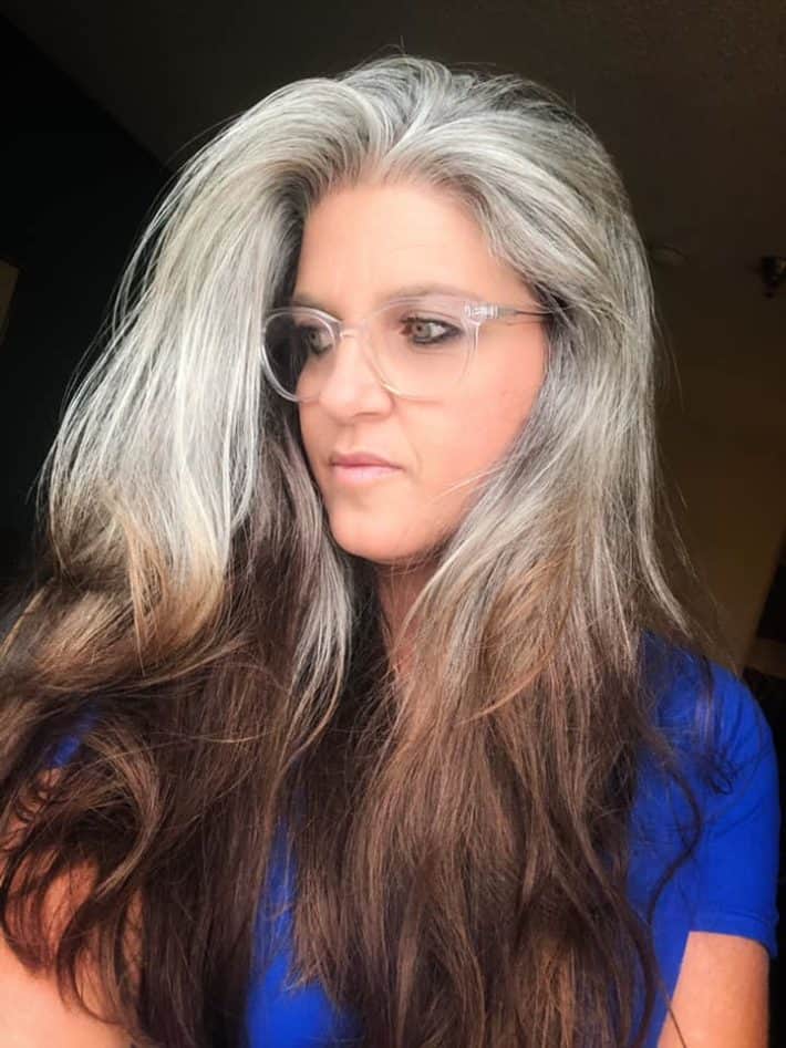 Brown Hair Going Grey