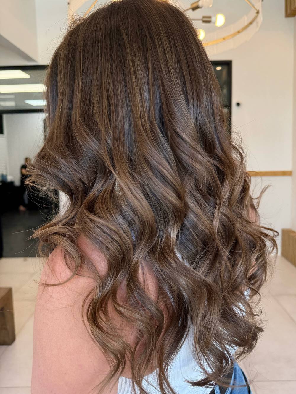 Caramel Highlight Look for Brown Hair