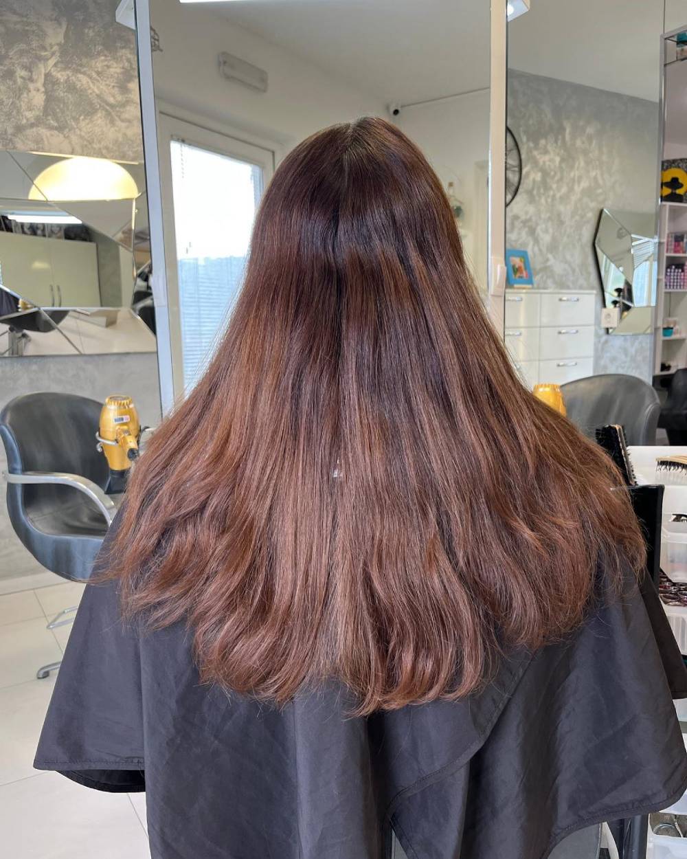 Caramel Highlight Look for Brown Hair