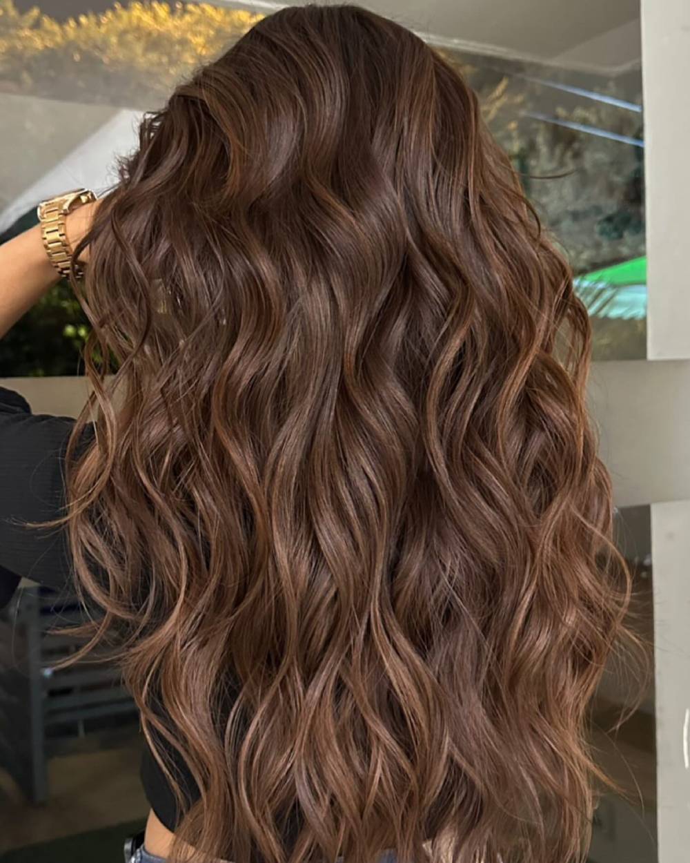 Caramel Highlight Look for Brown Hair