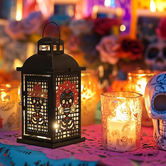Hanging Lantern for Indoor&Outdoor Yard Altar Table Party Halloween