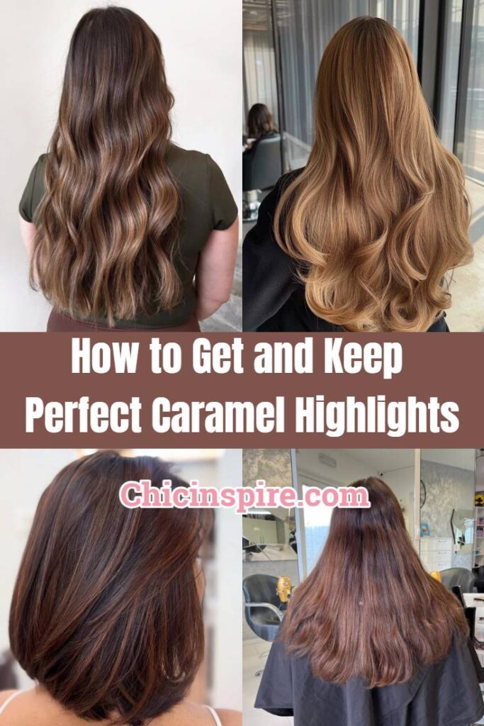 How to Get and Keep Perfect Caramel Highlights