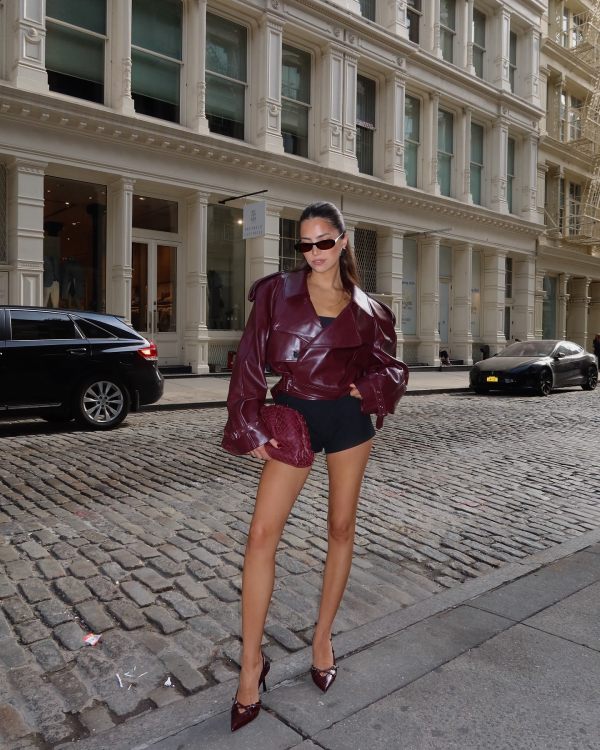 Woman fall outfit in New york city