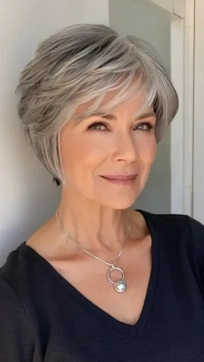 18 Trendy Haircuts for Women Over 60 in 2024 2025 Stylish Ideas for Short and Medium Lengths 30 Short Stack Bob Haircuts for Older Women That Are Stylish, Modern, and Easy to Love