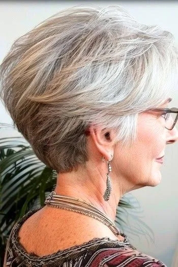 31 Incredible Medium Length Layered Haircuts For Women Over 50 30 Short Stack Bob Haircuts for Older Women That Are Stylish, Modern, and Easy to Love
