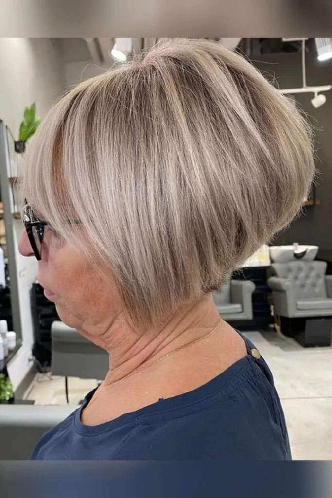 Blonde Stacked Bob Hair 30 Short Stack Bob Haircuts for Older Women That Are Stylish, Modern, and Easy to Love