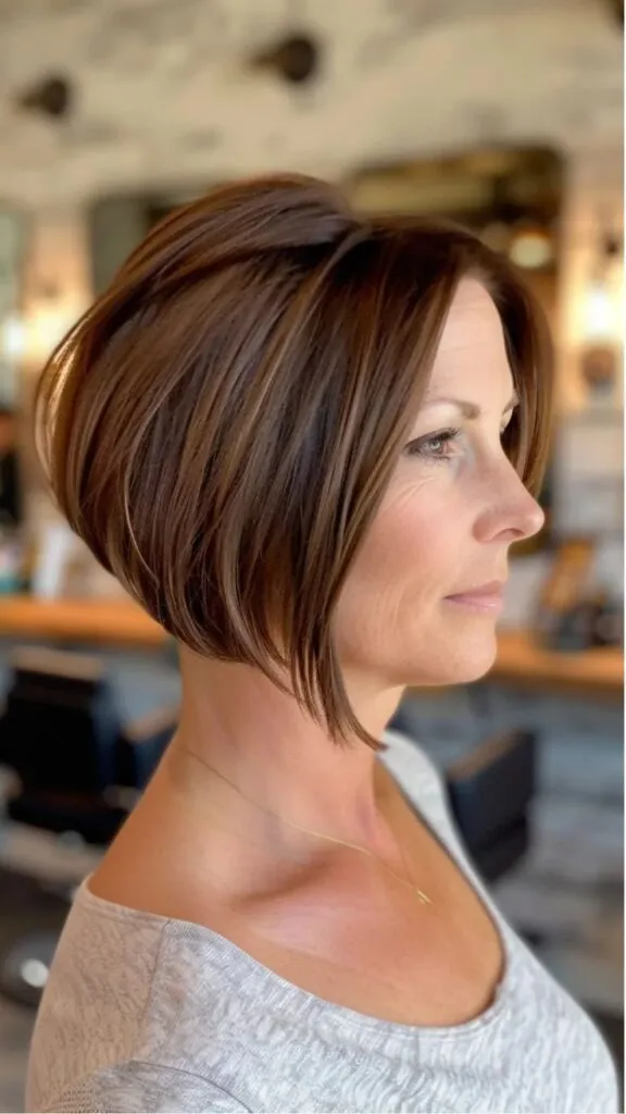 Trendy Medium Wedge Haircut Ideas 30 Short Stack Bob Haircuts for Older Women That Are Stylish, Modern, and Easy to Love