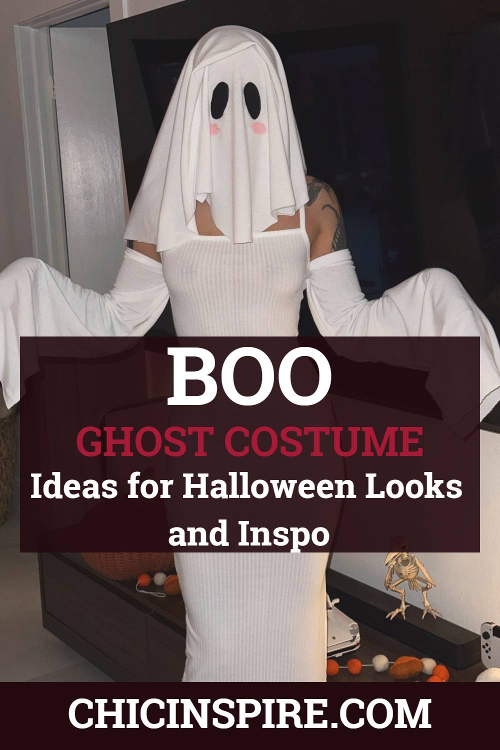 Boo Ghost Halloween Costume Ideas