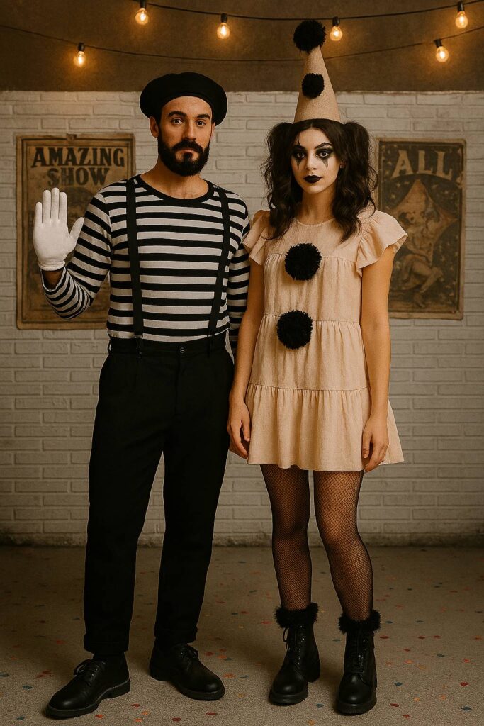 Mime halloween costume for woman