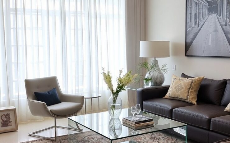 Acrylic or glass furniture for a modern touch Room Ideas Aesthetic Your Guide to Crafting a Personal Sanctuary