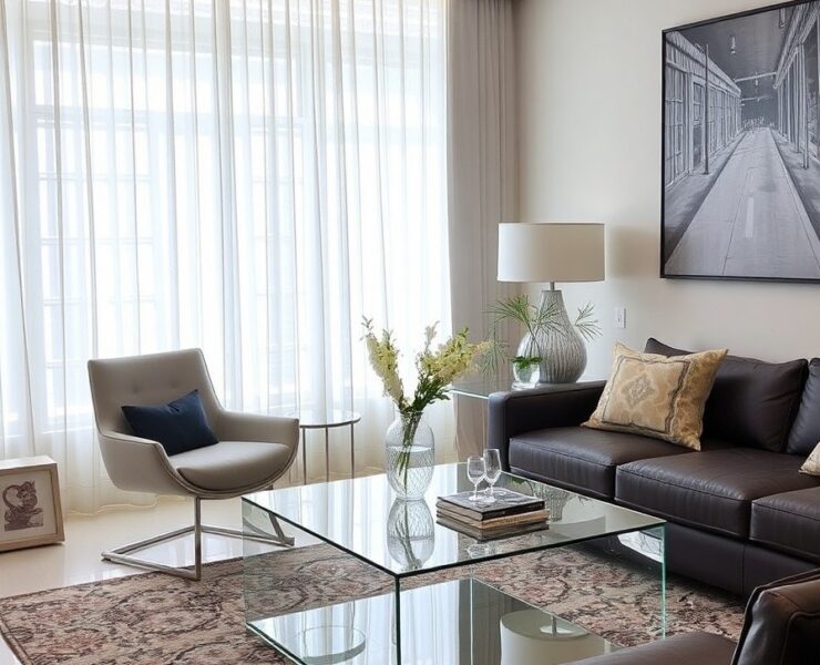 Acrylic or glass furniture for a modern touch Room Ideas Aesthetic Your Guide to Crafting a Personal Sanctuary