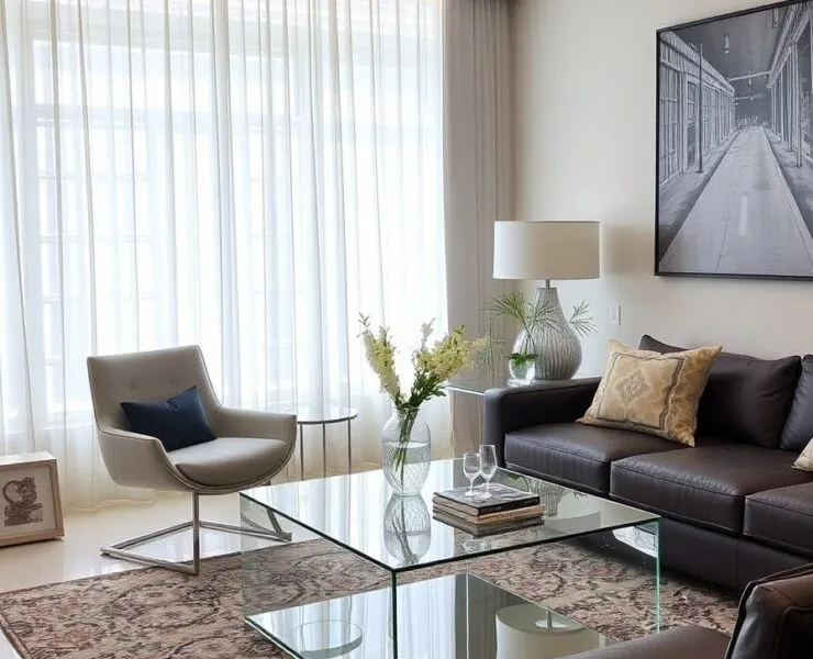 Acrylic or glass furniture for a modern touch Room Ideas Aesthetic Your Guide to Crafting a Personal Sanctuary
