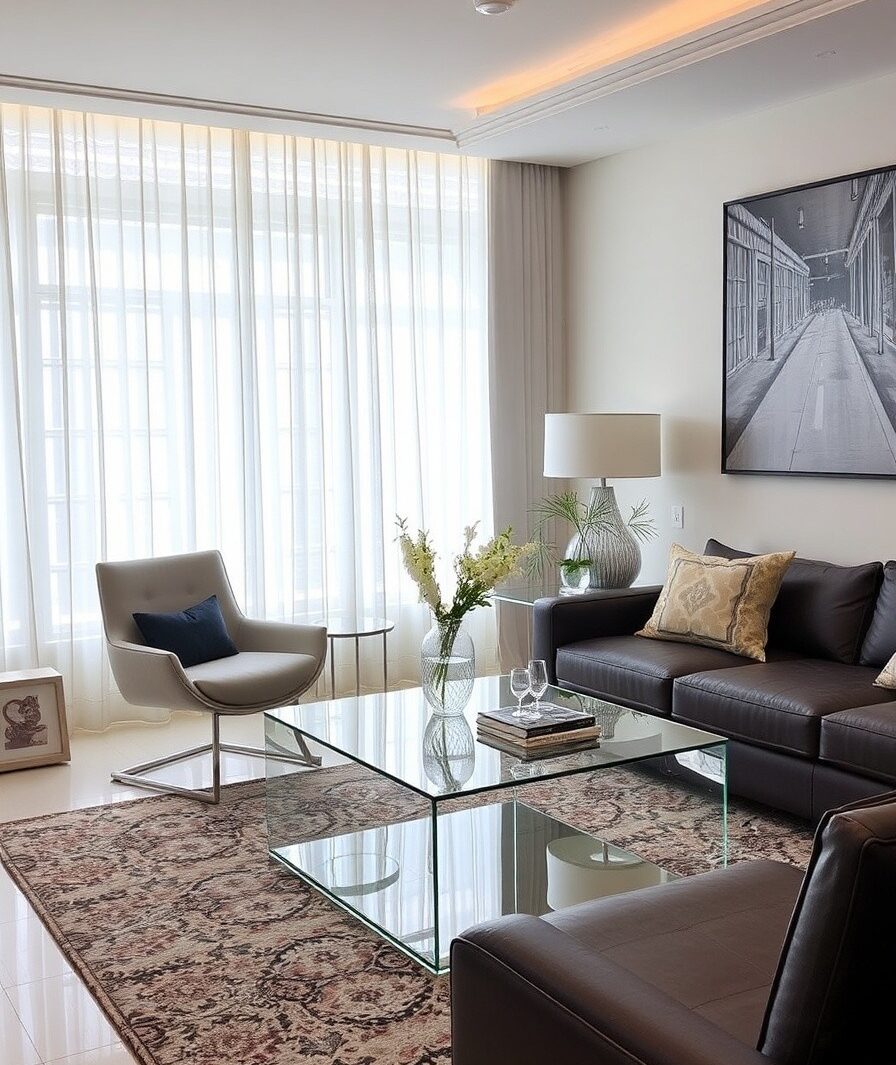 Acrylic or glass furniture for a modern touch Room Ideas Aesthetic Your Guide to Crafting a Personal Sanctuary