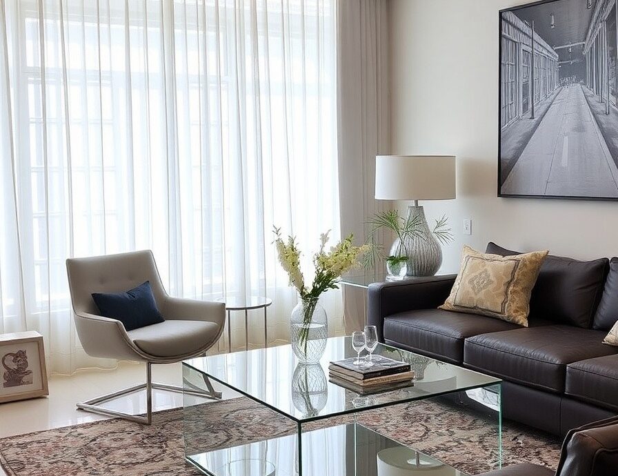 Acrylic or glass furniture for a modern touch Room Ideas Aesthetic Your Guide to Crafting a Personal Sanctuary