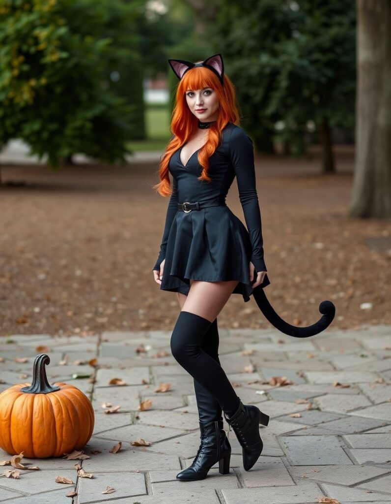 Black Cat Halloween Costume