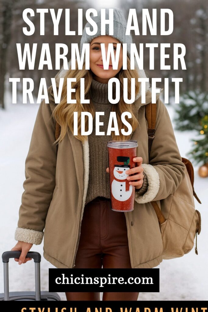 Winter Travel Outfit Ideas Stay Stylish and Warm Wherever You Go PIN It Winter Travel Outfit Ideas Stay Stylish and Warm Wherever You Go