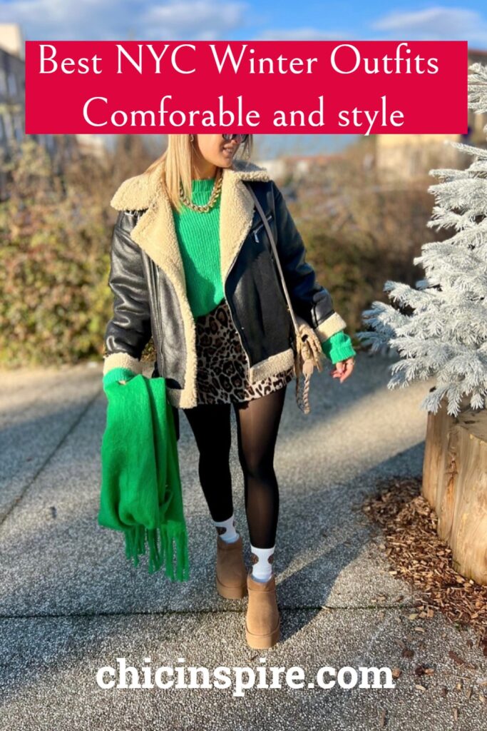 NYC Winter Outfits Looks and Styles 5 NYC Winter Outfits - Let's have a fun and exciting Winter this season. New York City in the winter is a magical yet merciless experience. Best NYC Winter Outfits Comforable and style