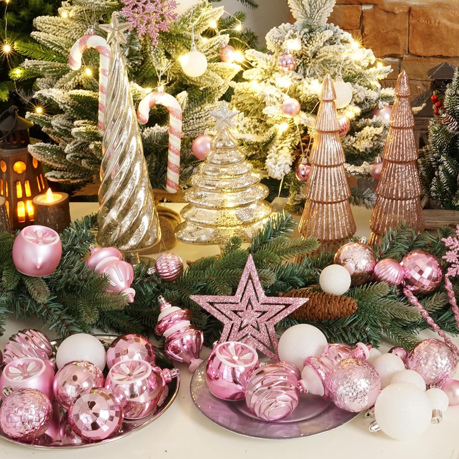 Christmas Mantel Your Holiday Guide to a Festive Focal Point 10 The Christmas mantel is more than just a shelf above the fireplace; it is the center of holiday decor. Christmas Ball Ornaments Assorted Shatterproof Christmas Mantel Your Holiday Guide to a Festive Focal Point